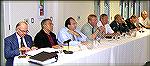 OPA Board Members at meeting of 6/16/2004 at the Ocean Pines, Maryland Golf and Country Club.

During the meeting Director Mark Venit (3rd from left) read a letter of resignation from Director Joe P