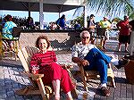 Mr. and Mrs. Weber enjoy an evening out at the Yacht Club listening to the great sounds of Still Rockin.