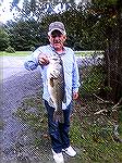 Charles Tornetta with another trophy largemouth bass caught while fishing the South Gate Pond. Caught on September 16, 2018.