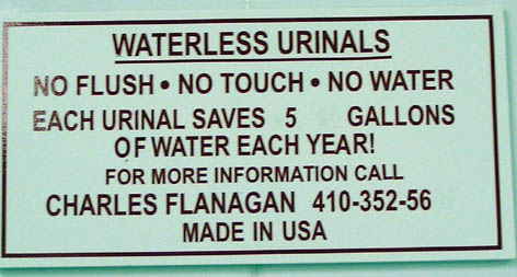 Urinal Sign