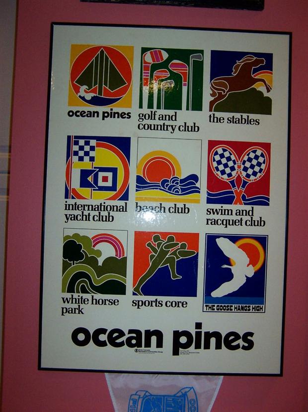 Original Ocean Pines Poster