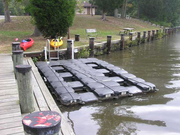 Kayak Dock in Park