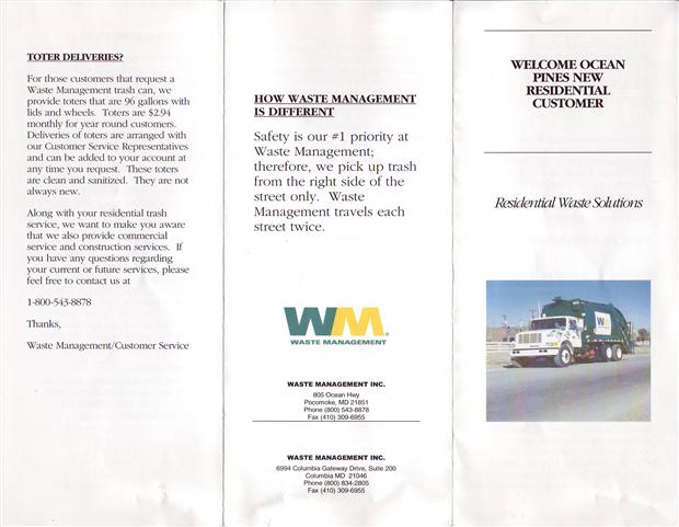 Waste Management Brochure