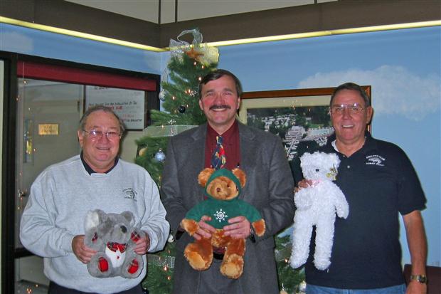 Anglers Present  to Chief Massey