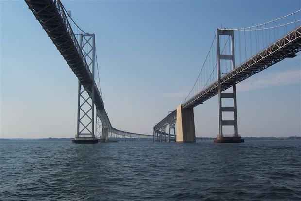 Bay Bridge Looking Up