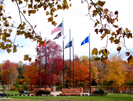 Memorial in Fall