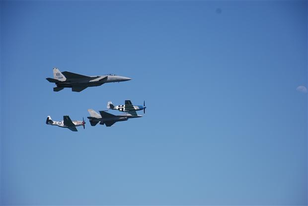 F-15, F-16 & WWII Mustangs
