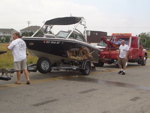 Boat Hits 90 Bridge