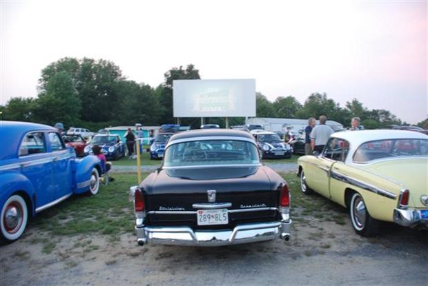 Studebakers at Drive-In