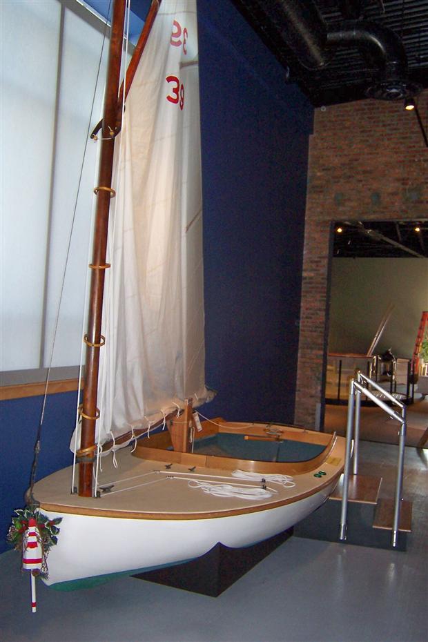 Catboat on Display