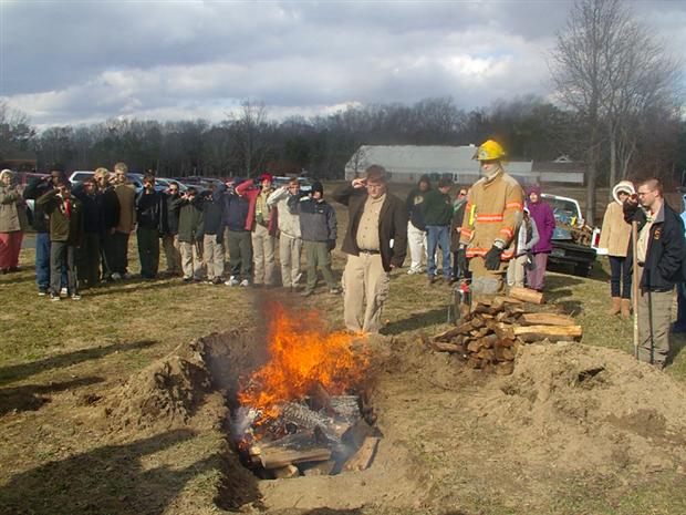 Flag Retirement Ceremony