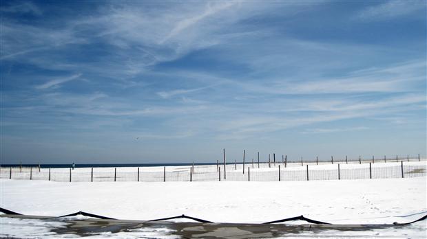 Snow on the Beach