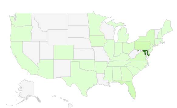 Forum User Map