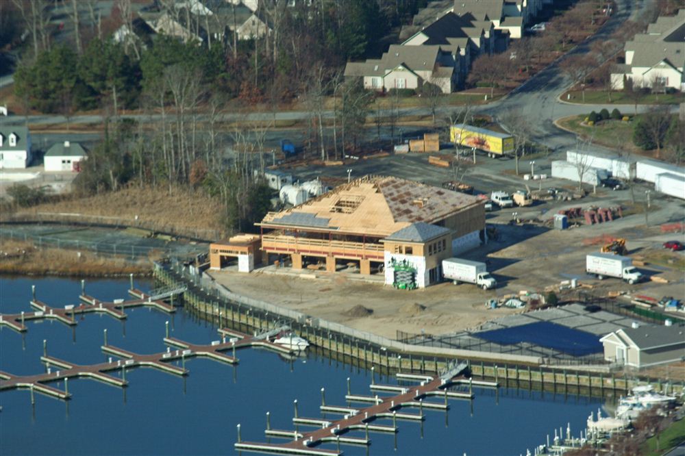 Yacht Club from the air