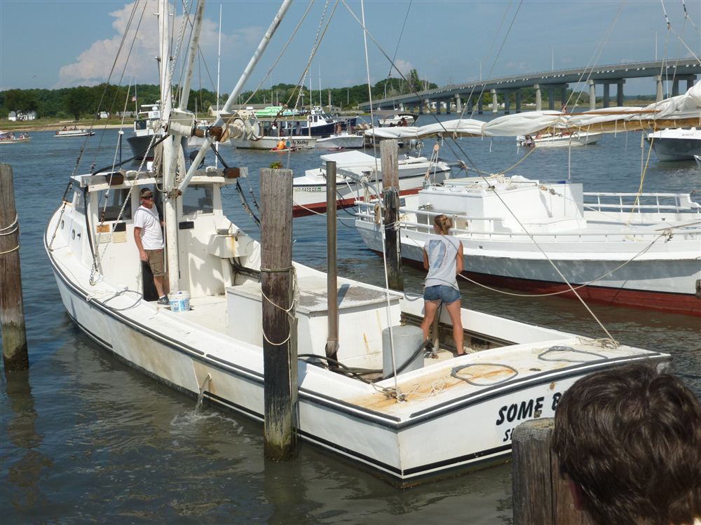 Boat Docking Woman Contestant