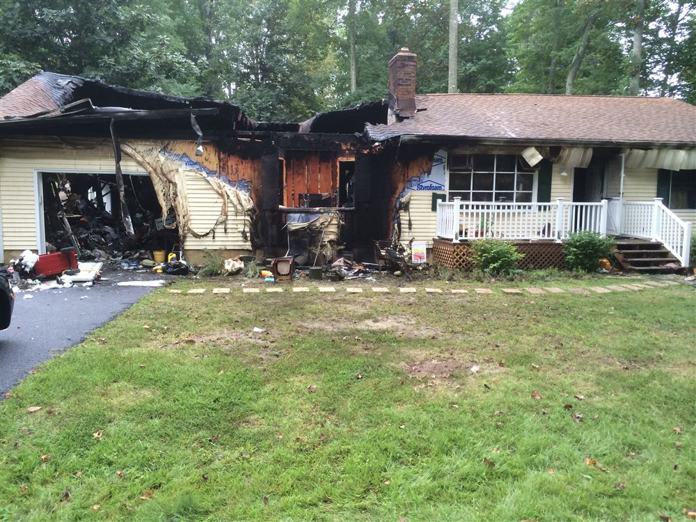 House Fire on Frigate Run