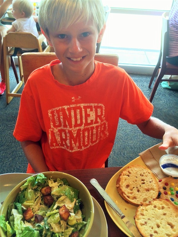 Carson at Paneras Bread