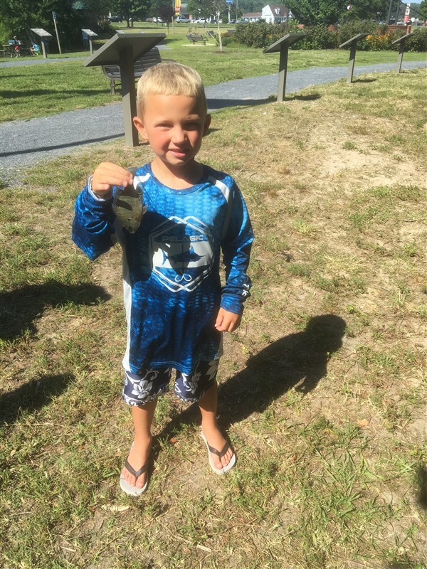 Luke Babato's First Fish