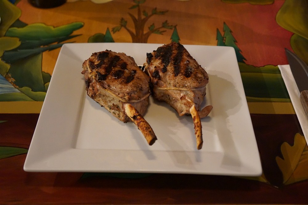 Veal chops with Port & Gorgonzola