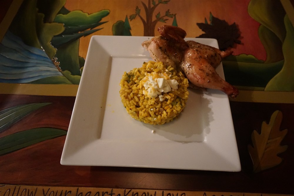 Cornish with Broccoli Risotto