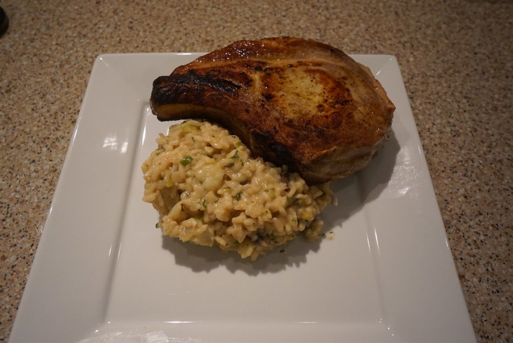 Pork chop with Risotto 