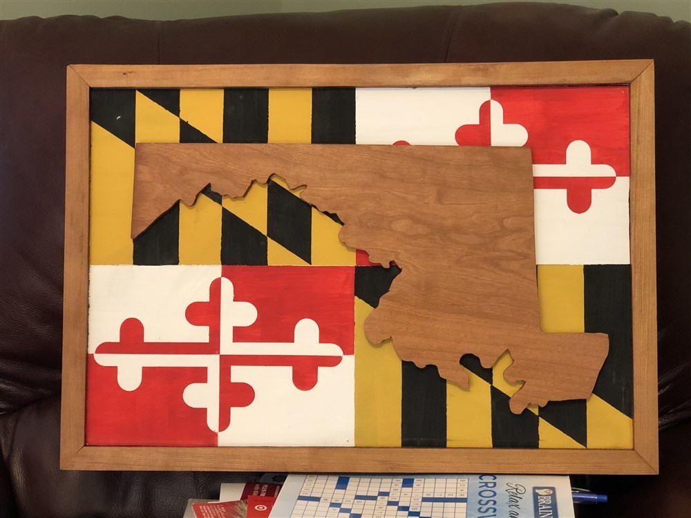MD Map Flag