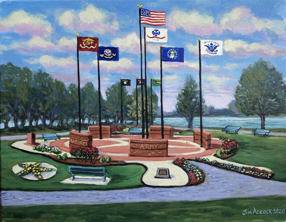 Veterans Memorial at OP