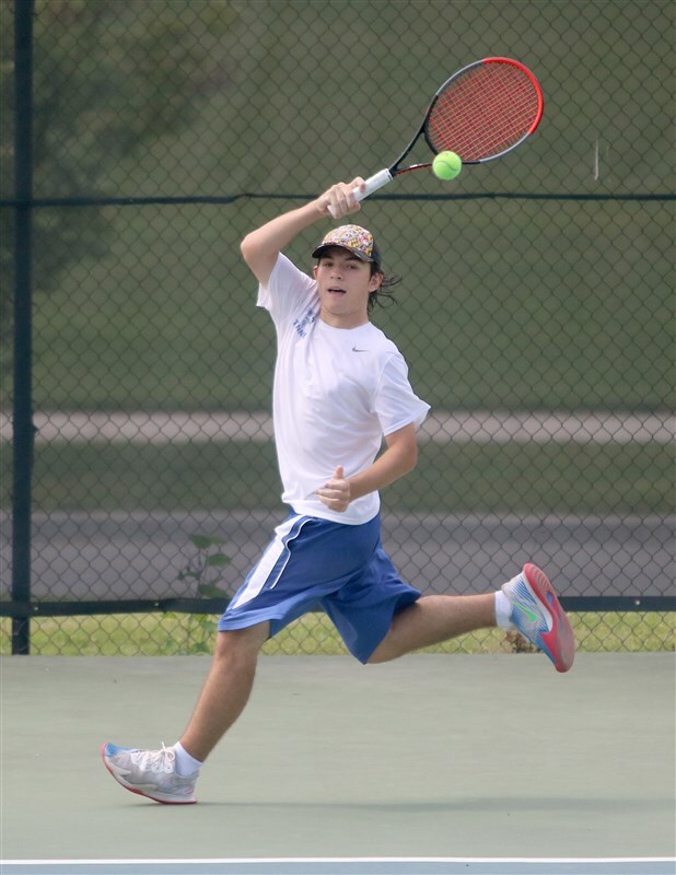 Noah Fisher during the state finals