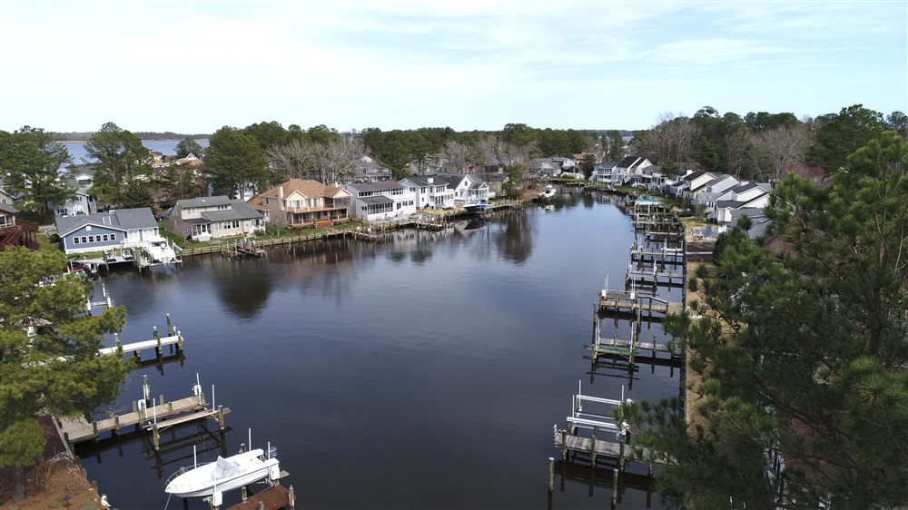 Teal Bay Waterfront Aerial