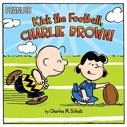 Charlie Brown kicks the football