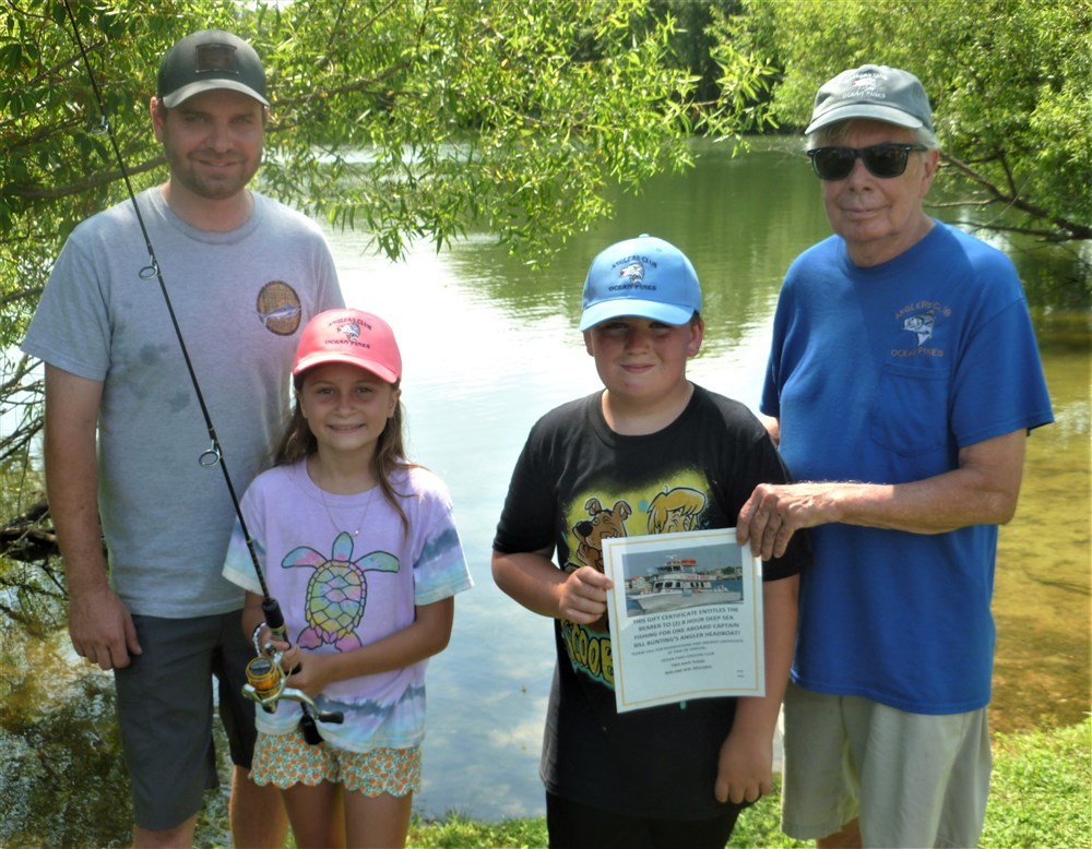 Youth Fishing Contest Prize Winners
