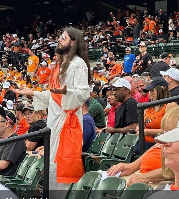 Jesus Rooting for Orioles