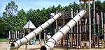 A youngster obviously misusing the equipment at the Manklin Meadows tot lot. A fall from this height could result in broken limbs or even death. Would OPA be held responsible?