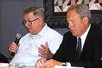 Candidate Bruce McIntire answers question at 2004 OPCA Candidates Forum.