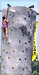 Youngster climbs the mountain at Ocean Pines, Maryland 2004 4th of July Celebration.