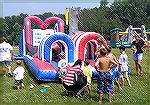 Inflatables are great fun for the kids on July 4, 2004 at Ocean Pines, Maryland.
