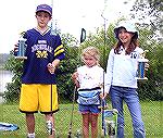 Ocean Pines Anglers Club 8th Annual Art Hannsen Memorial Youth Fishing Contest. July 24, 2004.
Ocean Pines Anglers Club top winners from each age group  in the Youth Fishing Contest.

Left to right