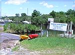 The boat ramp at the Harbour View Marina is one access point for kayaking on the Assawoman Canal.