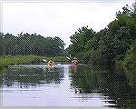 The channels in Assawoman Wildlife Area (south of Bethany Beach, DE) provide smooth water for kayaking.