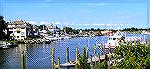 Harbor area at Lewes, Delaware.