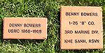 Samples of brick and paver to be used in the Worcester County Veterans Memorial at Ocean Pines. 

You may honor any veteran by donating $75 for a 4x8 brick or $150 for an 8x8 paver, including inscri