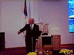 Pines resident and superb tenor Richard Jacobs performs at the Hometown Musical Potpourri held recently at the Community Church.