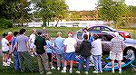 Members of Ocean Pines Kayak Club see demo on inflatable kayaks. 5/16/2005.