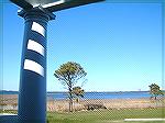 Hatteras Lighthouse, NOT.  It is the patio of Lighthouse Sound Restaurant.  OC in the background.