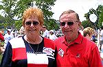 OPA Board Candidate and wife Mary at the Sports Core July 4th Celebration. 2005.