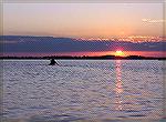 9/4/2005 Sunset seen while kayaking from Assateague (for kayak trip report).