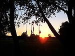 The Ocean Pines Veterans Memorial at sunset on 9/11 2005. 