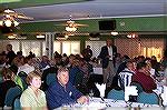 Jim and Roseann Lawrence wait to be served at the 2005 Ocean Pines Anglers dinner at Embers restaurant in Ocean City attended by 93 members and spouses. Dinner was chaired by Dick Nieman and John McFa