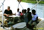 Ocean Pines Angler Club member John Henglein pictured with a visiting family prior to heading out for some fun in our local waters. This is part of the Believe in Tomorrow Program which hosts families