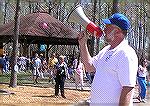 Easter Celebration at White Horse Park. 2006. Recreation & Parks Director Mike Howell announces an egg hunt.